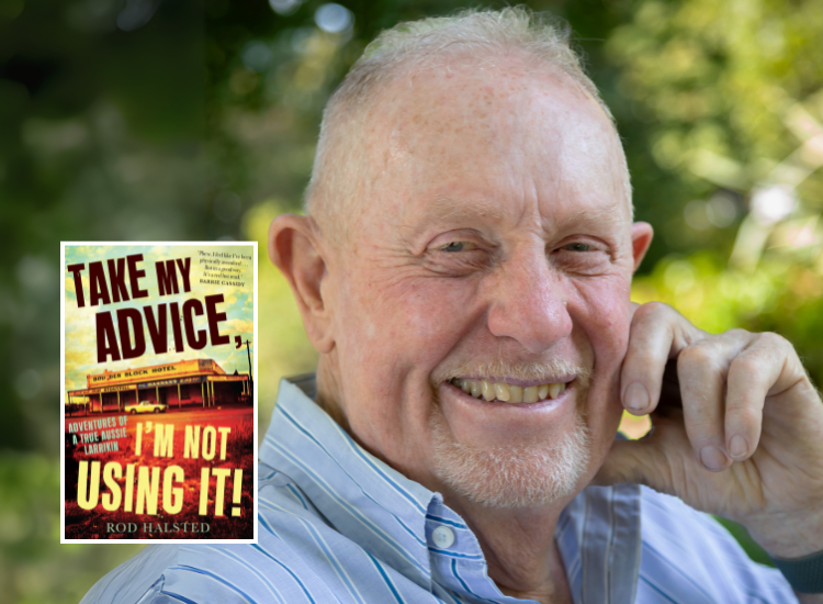 Author Rod Halsted with his new memoir
