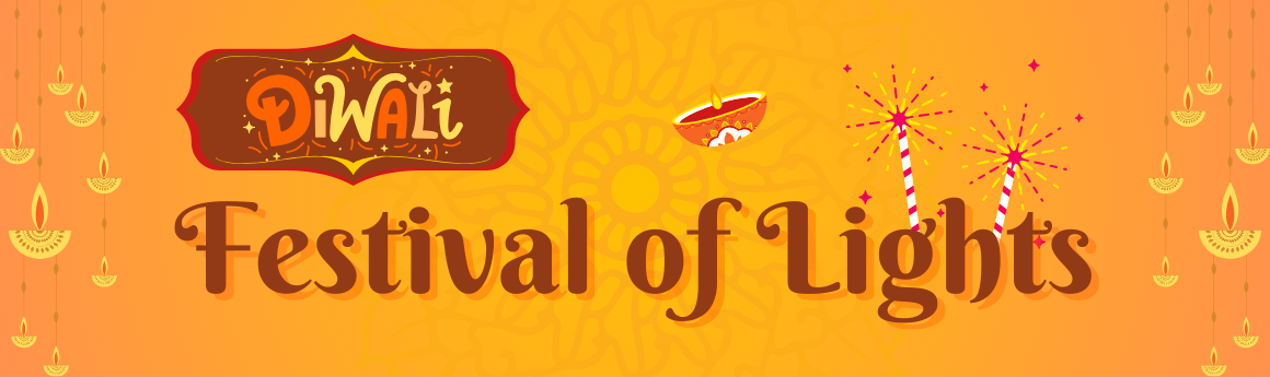 Homepage banner for Diwali
