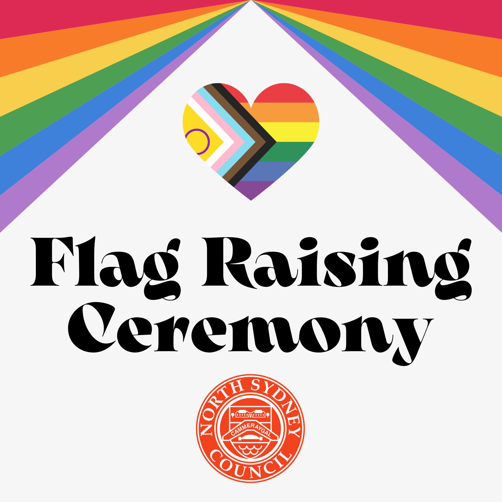 Progress Pride Flag Raising Ceremony