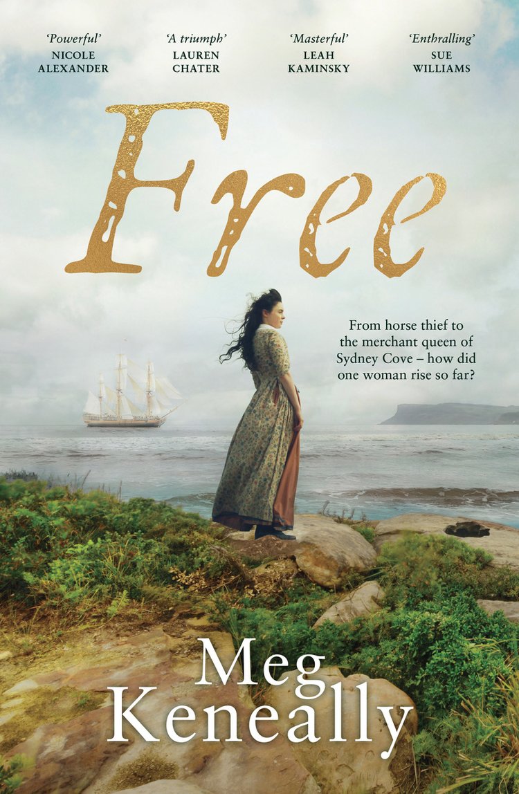 Historical fiction book cover of a woman standing on the edge of a coast looking out to sea.