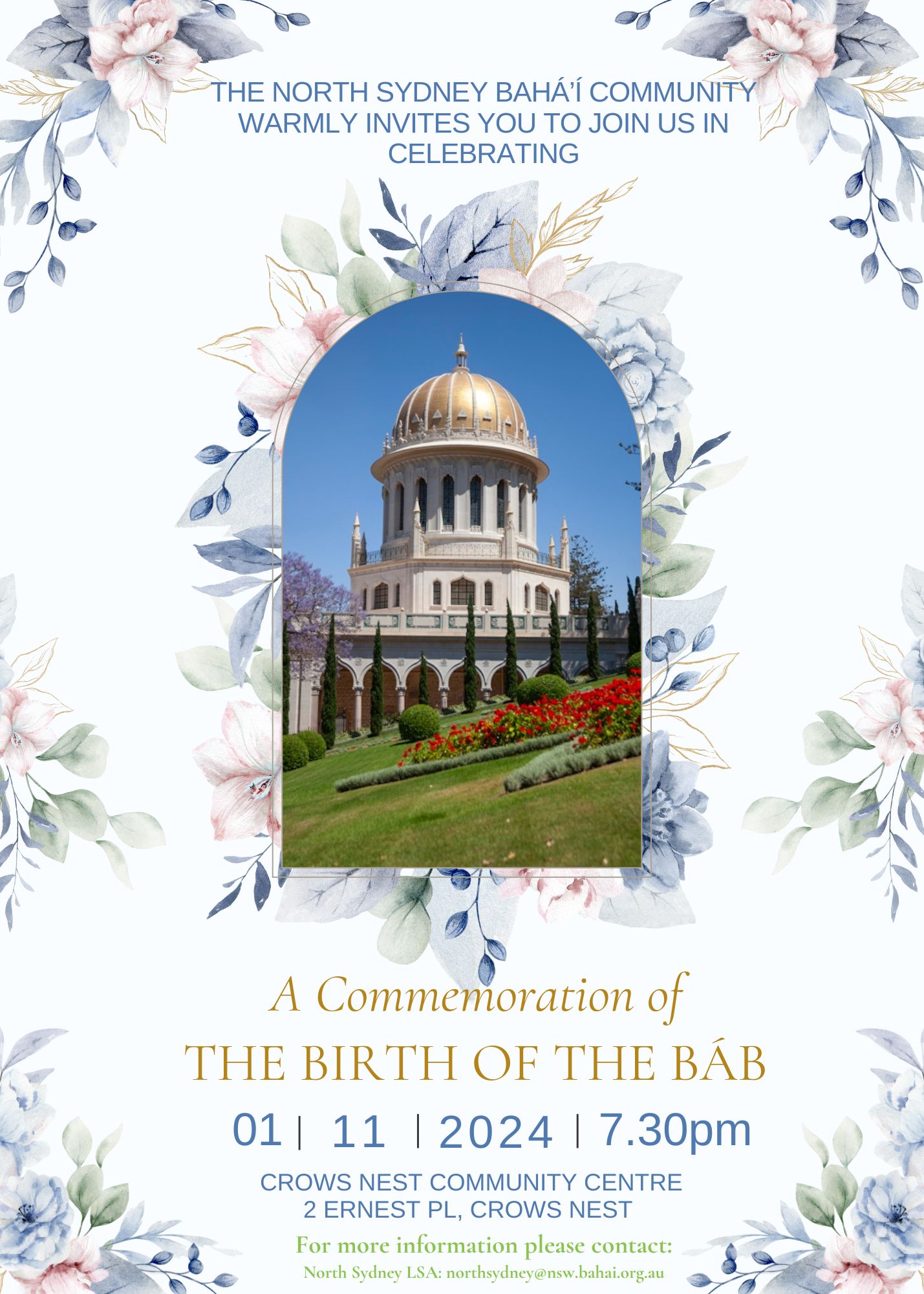 Bahá’í Holy Day: Celebrating the Birth of The Báb