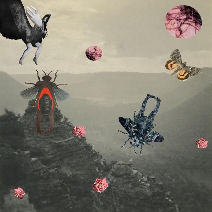 Artwork collage on digital print