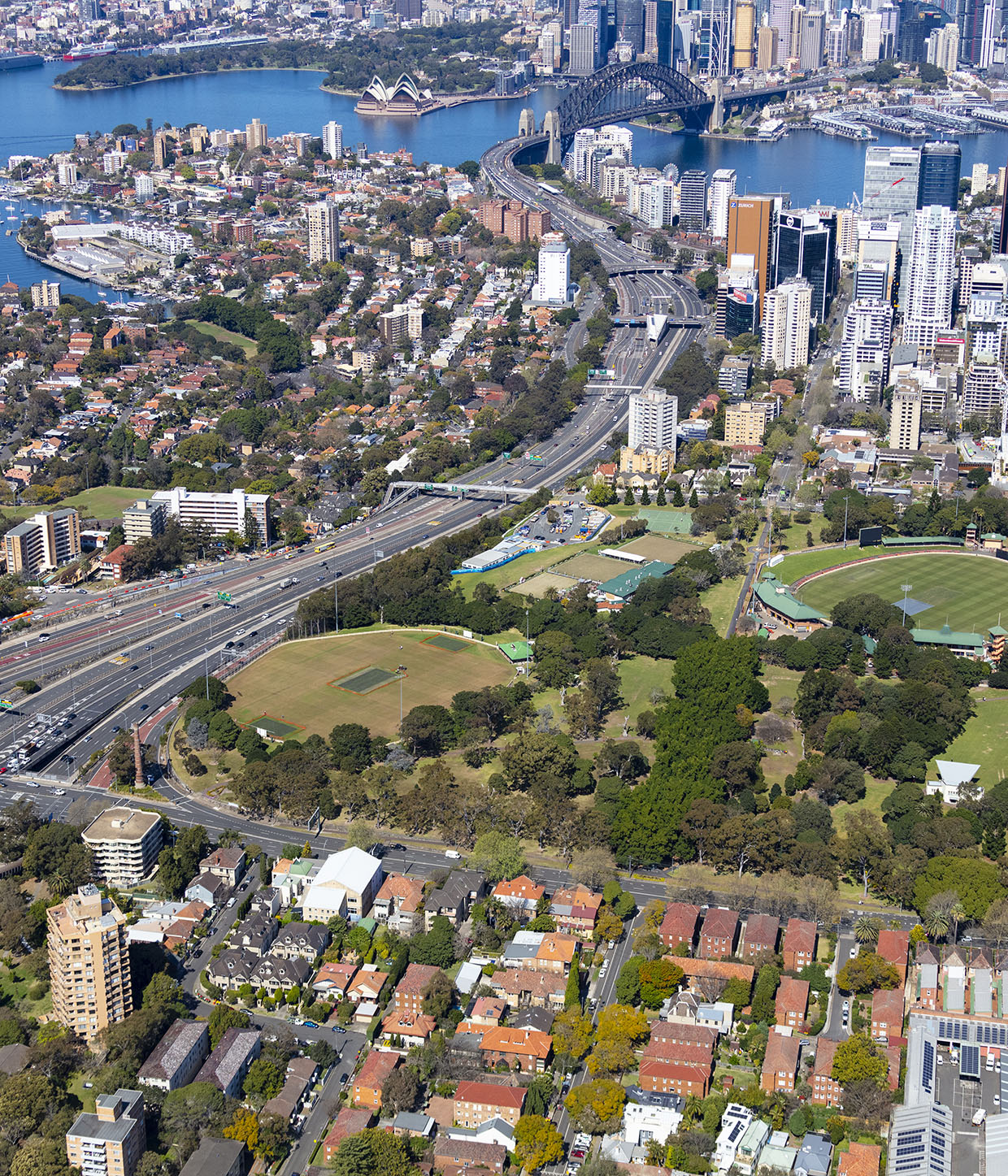 Aerial view of North Sydney