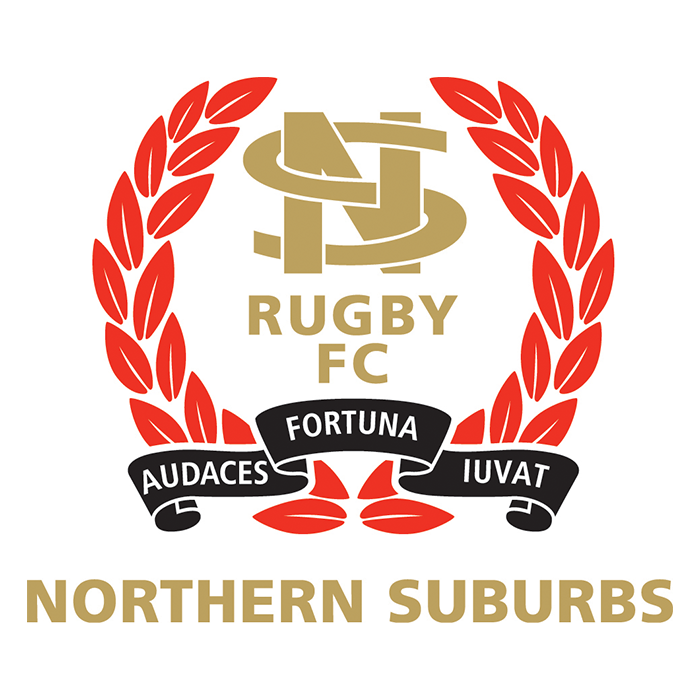 Logo reads Rugby FC Northern Suburbs