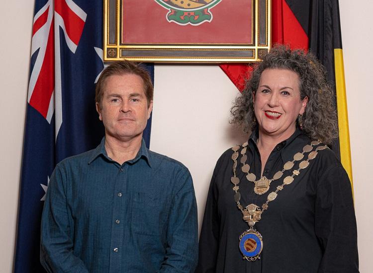 Deputy Mayor William Bourke and Mayor Zoe Baker