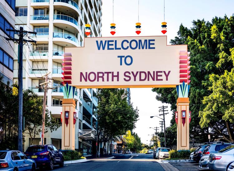 Welcome to North Sydney Sign