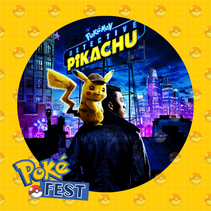 Movie poster for Detective Pikachu.