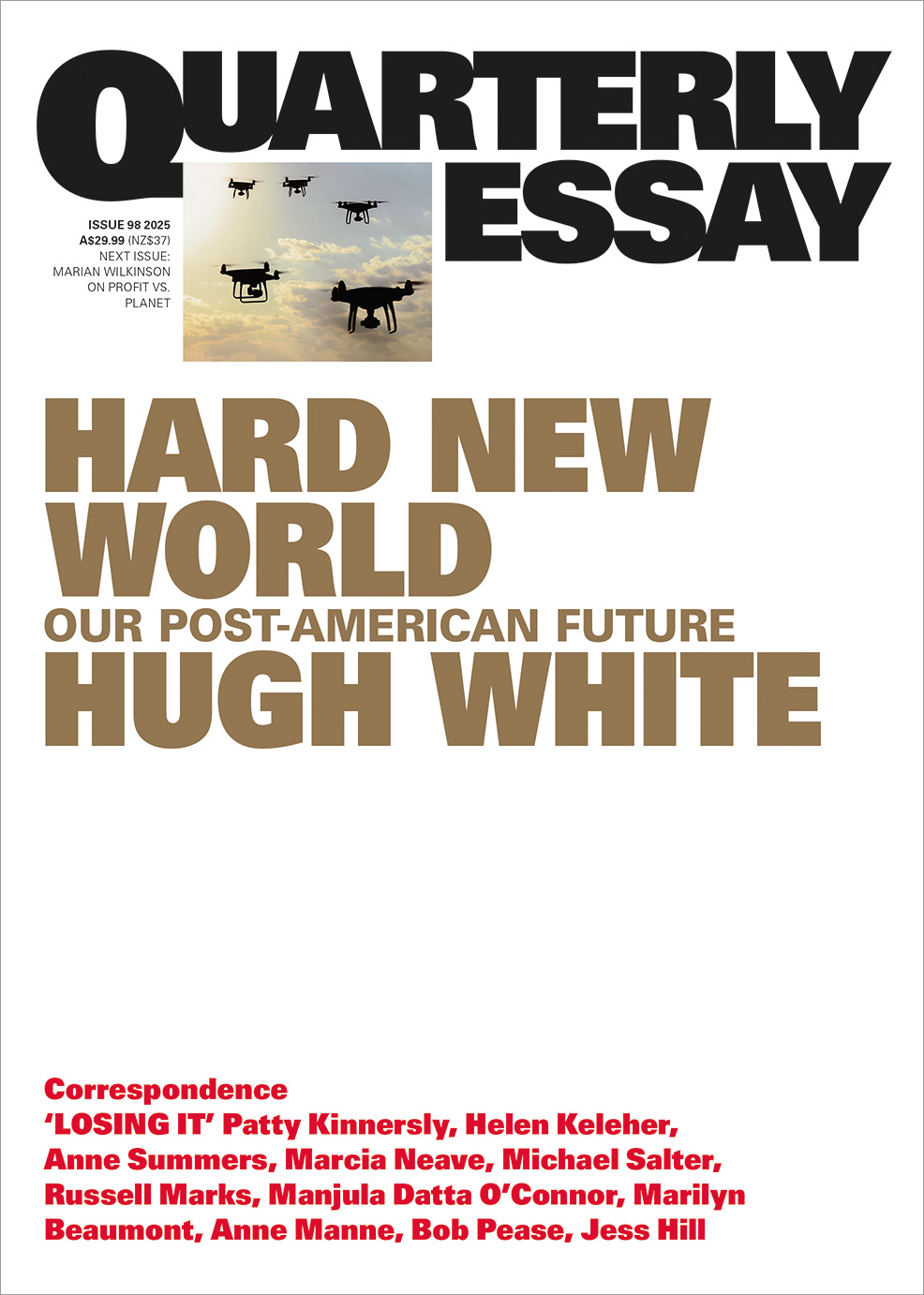 Book cover for Hard New World. Our post-American future