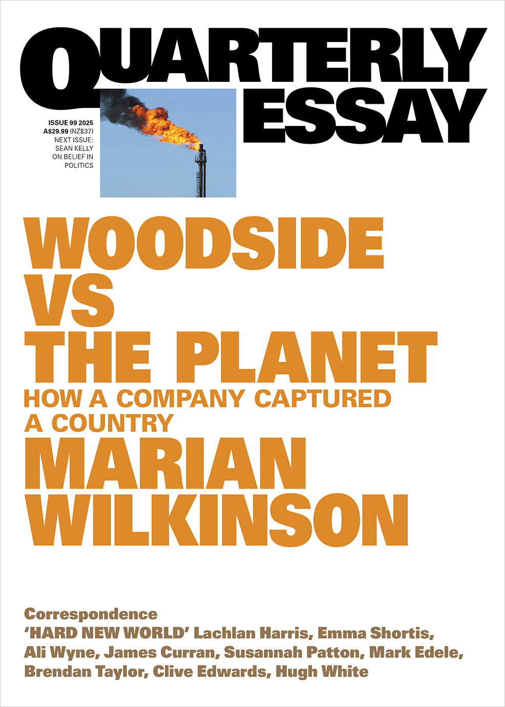 Book cover for Quarterly Essay Woodside VS the Planet.