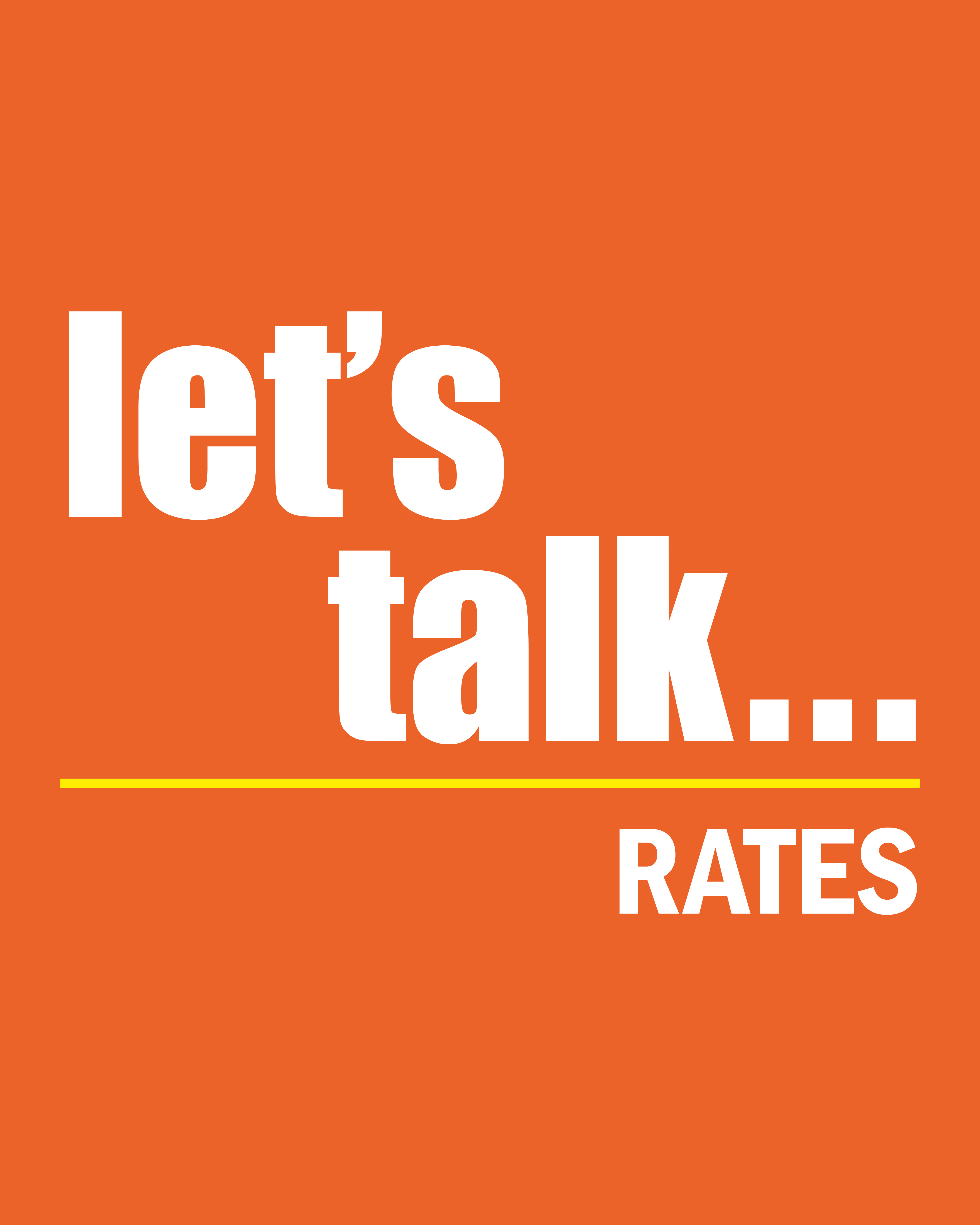 Let's talk rates