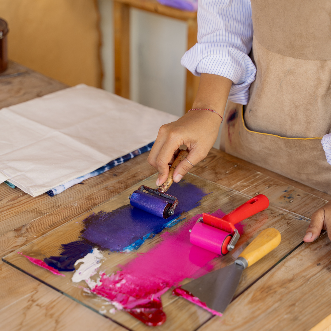 Creating Wellbeing: Monotype Printing