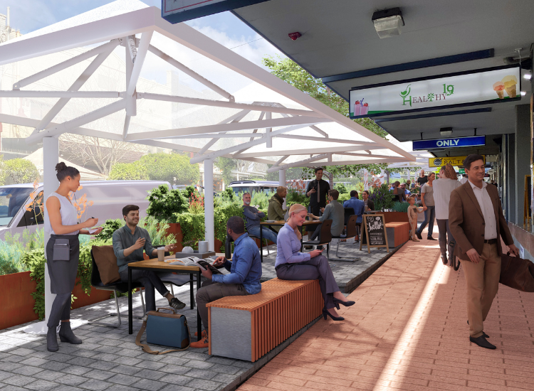 Artist impression of willoughby road