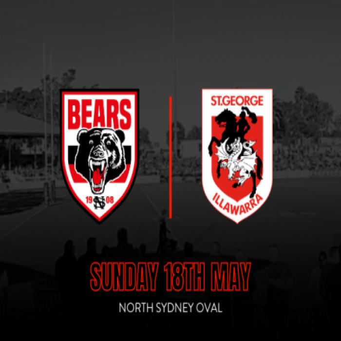 North Sydney Bears vs Illawarra Dragons