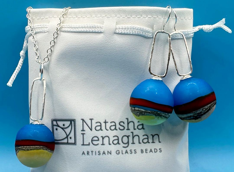 colourful earrings