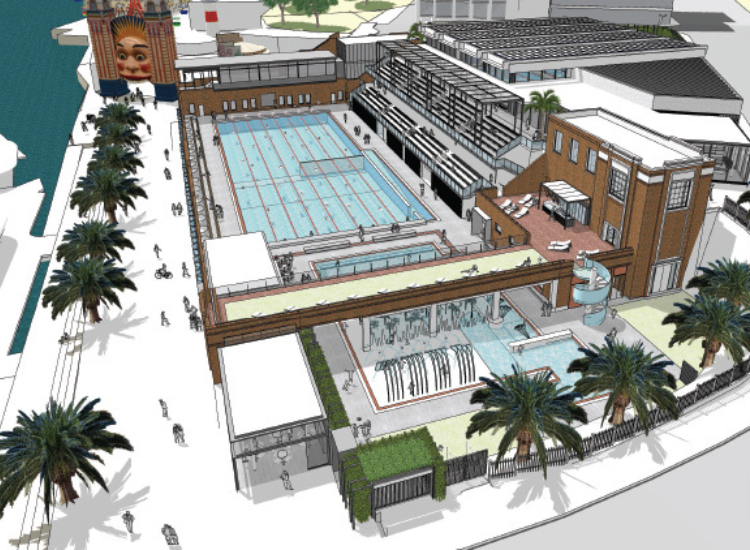 Olympic pool plans