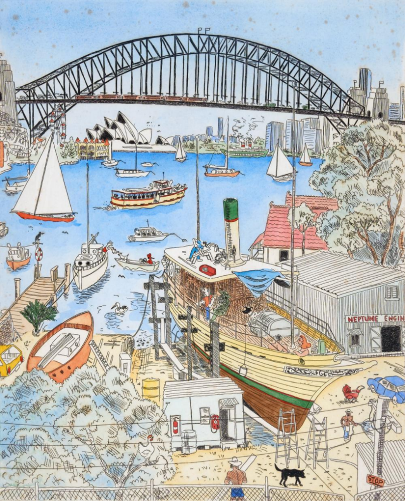 The Magical World of Peter Kingston talk at North Shore Historical