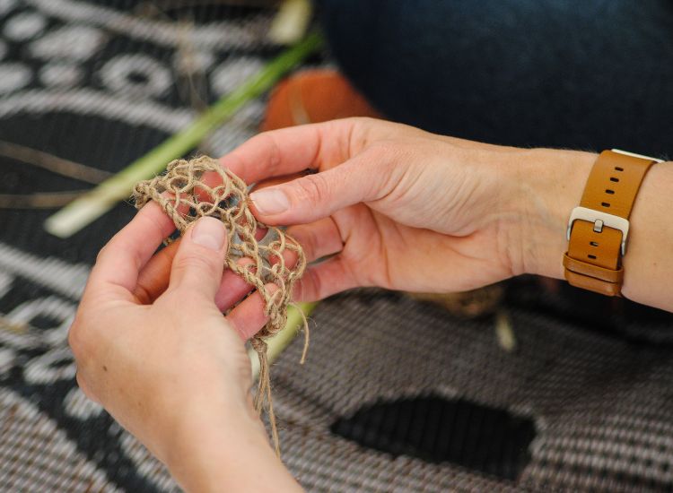 Join a cross-generational yarning circle and learn traditional First Nations weaving techniques with Koori Kinnections.